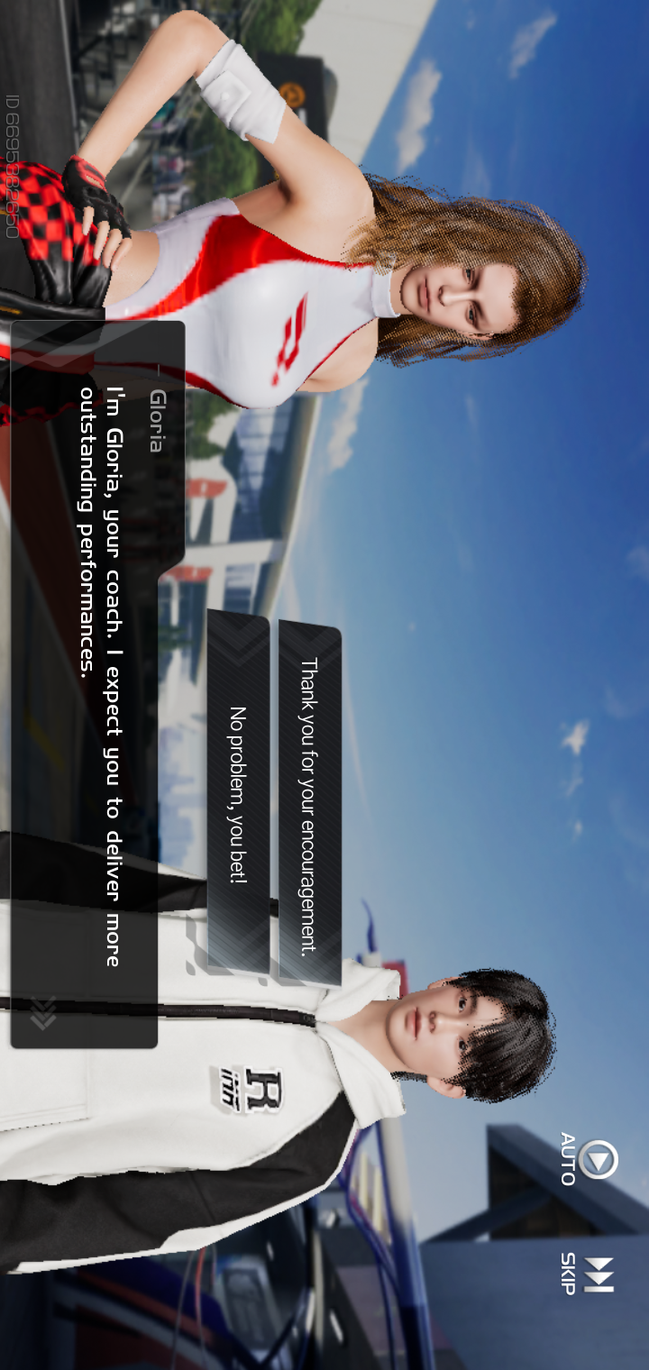 Racing Master SEA track environment and race mode selection
